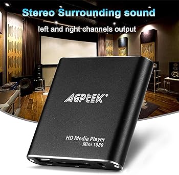 Amazon | AGPTEK HDMIメディアプレーヤー、-MKV/RM- HDDUSBドライブ